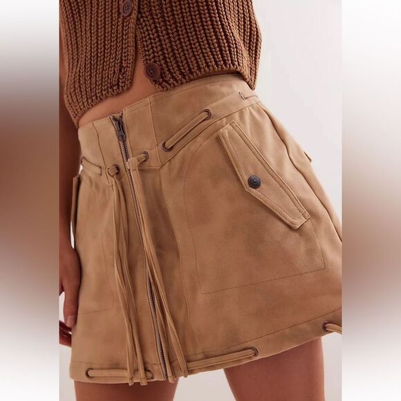 NWOT We The Free Sierra Mini Skirt | Size 0 | Chesapeake - Picture 2 of 12